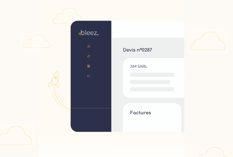 Bleez logiciel facturation. Devis et factures professionnels en un clin d'oeil Créez des devis et factures qui valorisent votre image.