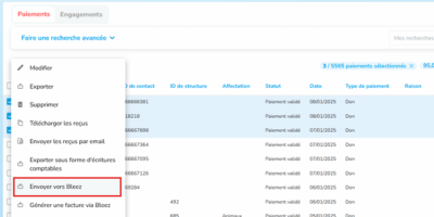 Page partenariat OHME Bleez envoyer des paiements sur Bleez