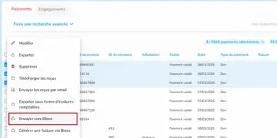 Page partenariat OHME Bleez envoyer des paiements sur Bleez