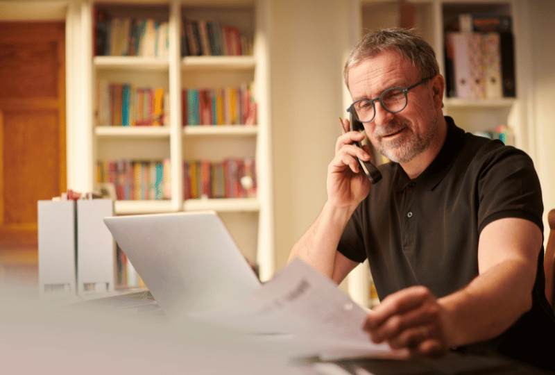 Entrepreneur accompagné par un expert-comptable