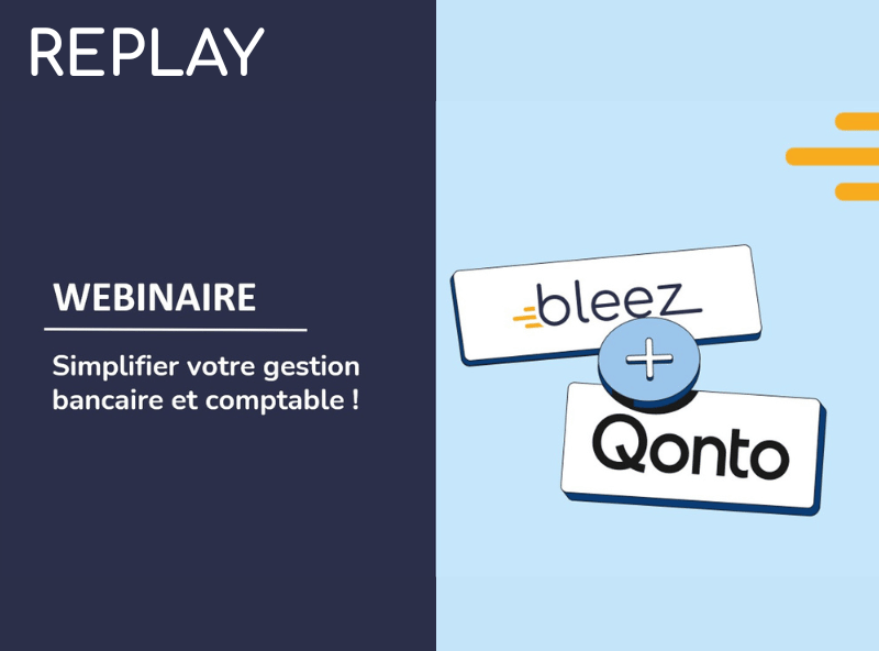 Replay webinaire partenariat Bleez Qonto