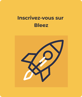 Bandeau CTA inscription Bleez